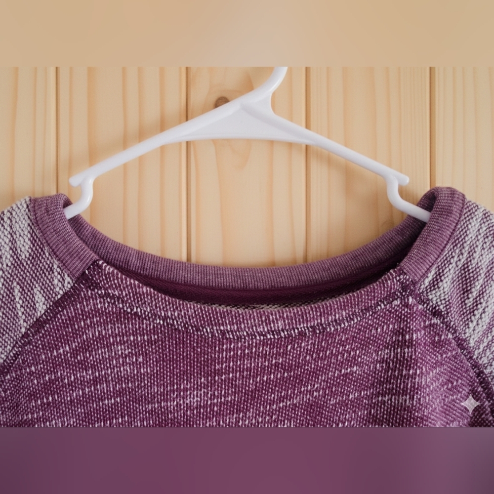 Y2K Champion Purple Long Sleeve Shirt Sz Med - Picture 6 of 9